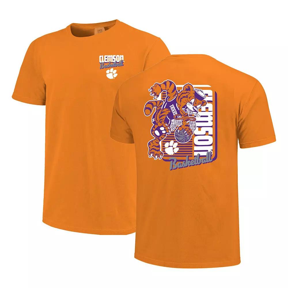 Men's Orange Clemson Tigers Comfort Colors Mascot Dunk T-Shirt,  Product Image