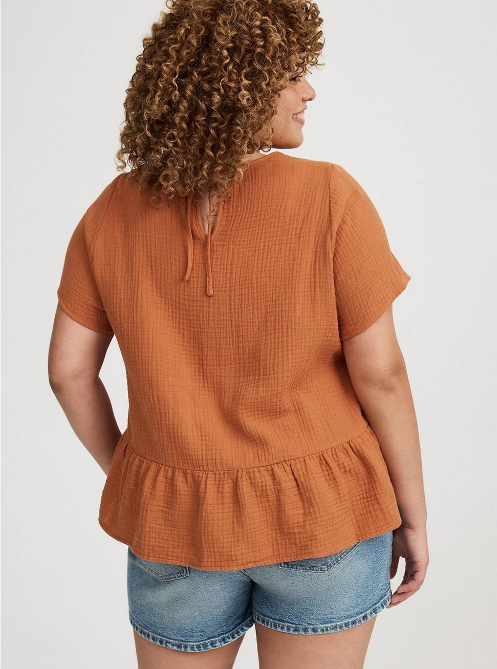 Short Sleeve Tiered Top Product Image