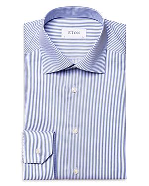 Eton Contemporary Fit Bengal Stripe Dress Shirt Product Image