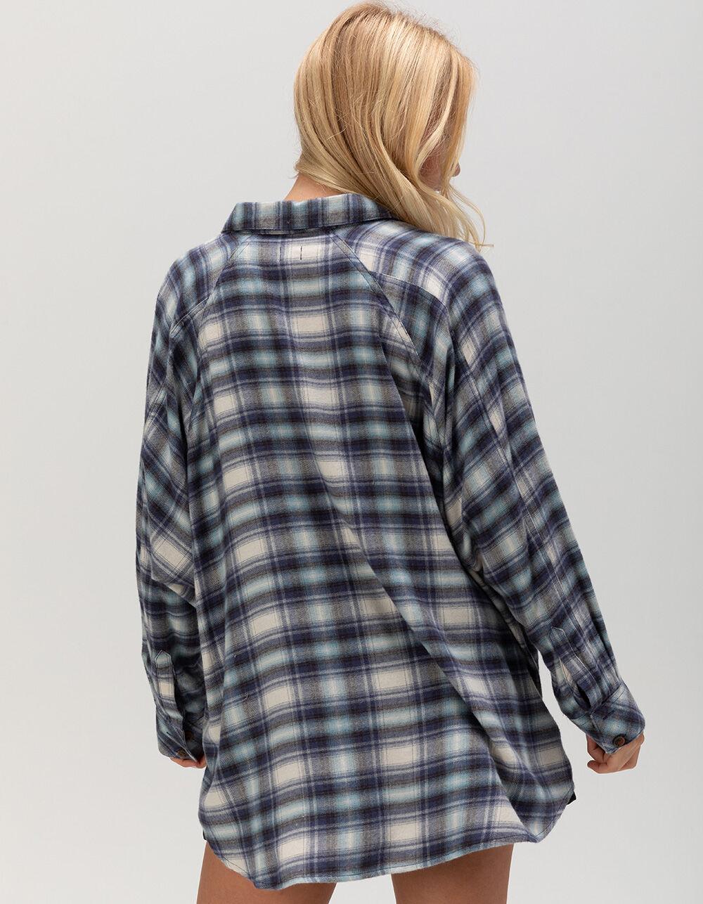 BDG Urban Outfitters Brendon Womens Flannel - BLUE COMBO Product Image
