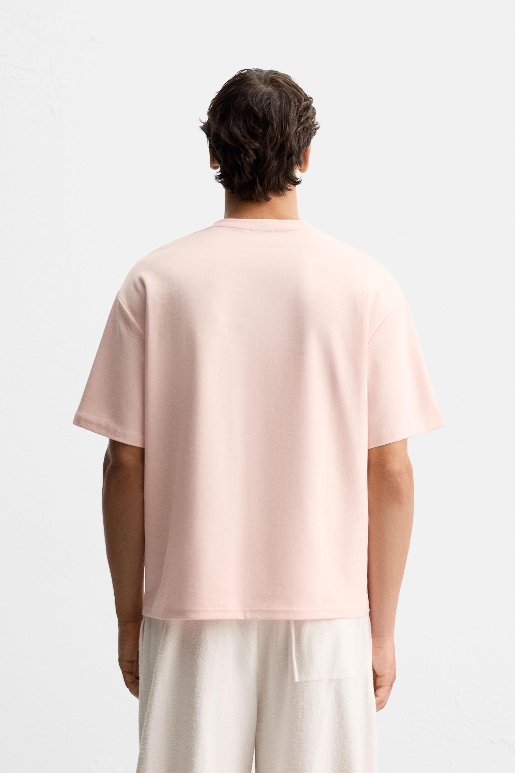 EMBROIDERED TEXT T-SHIRT Product Image