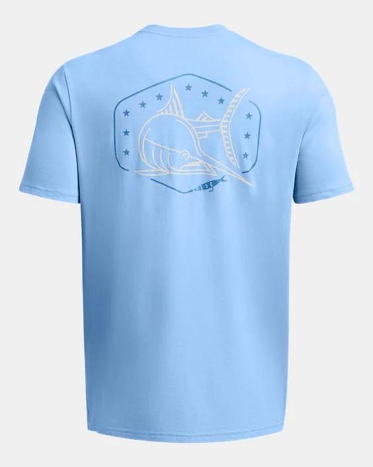 SALE Under Armour® Men's S/S Carolina Blue Freedom Marlin T-Shirt Product Image