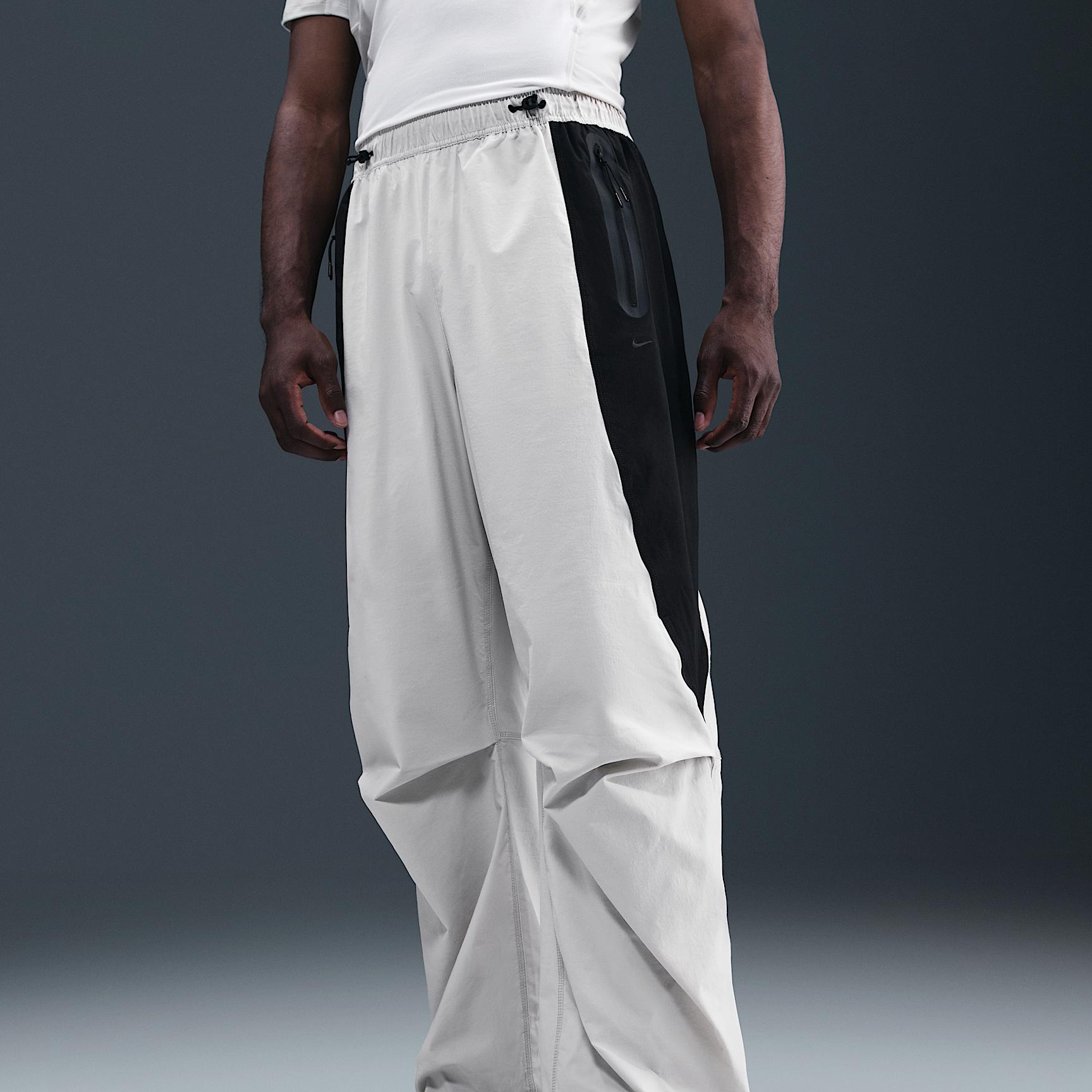 Nike Mens Tech Dri-FIT Woven Color-Block Oversized Pants | IH8466-060 Product Image