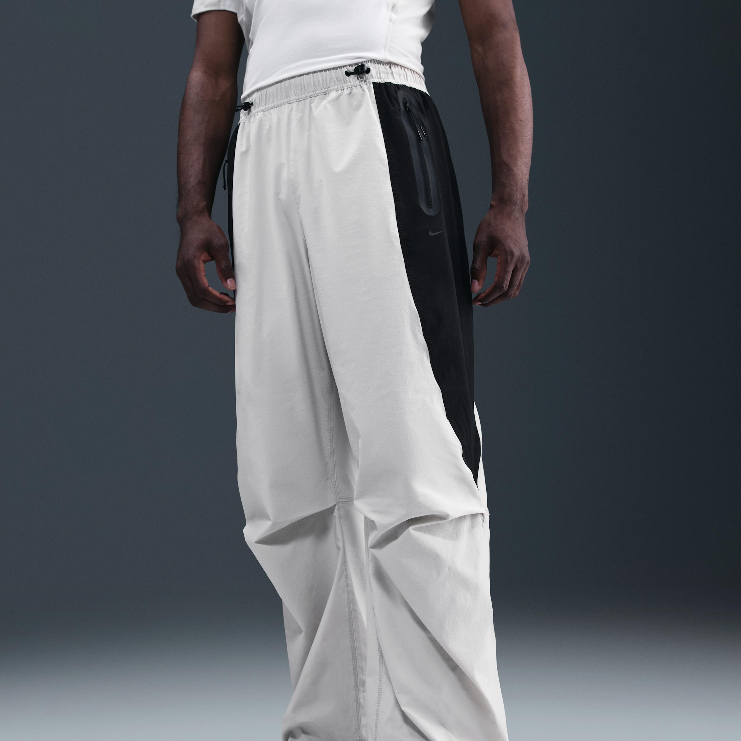 Nike Men's Tech Dri-FIT Woven Color-Block Oversized Pants Product Image