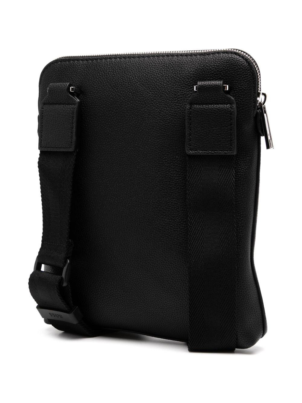 logo-debossed messenger bag Product Image