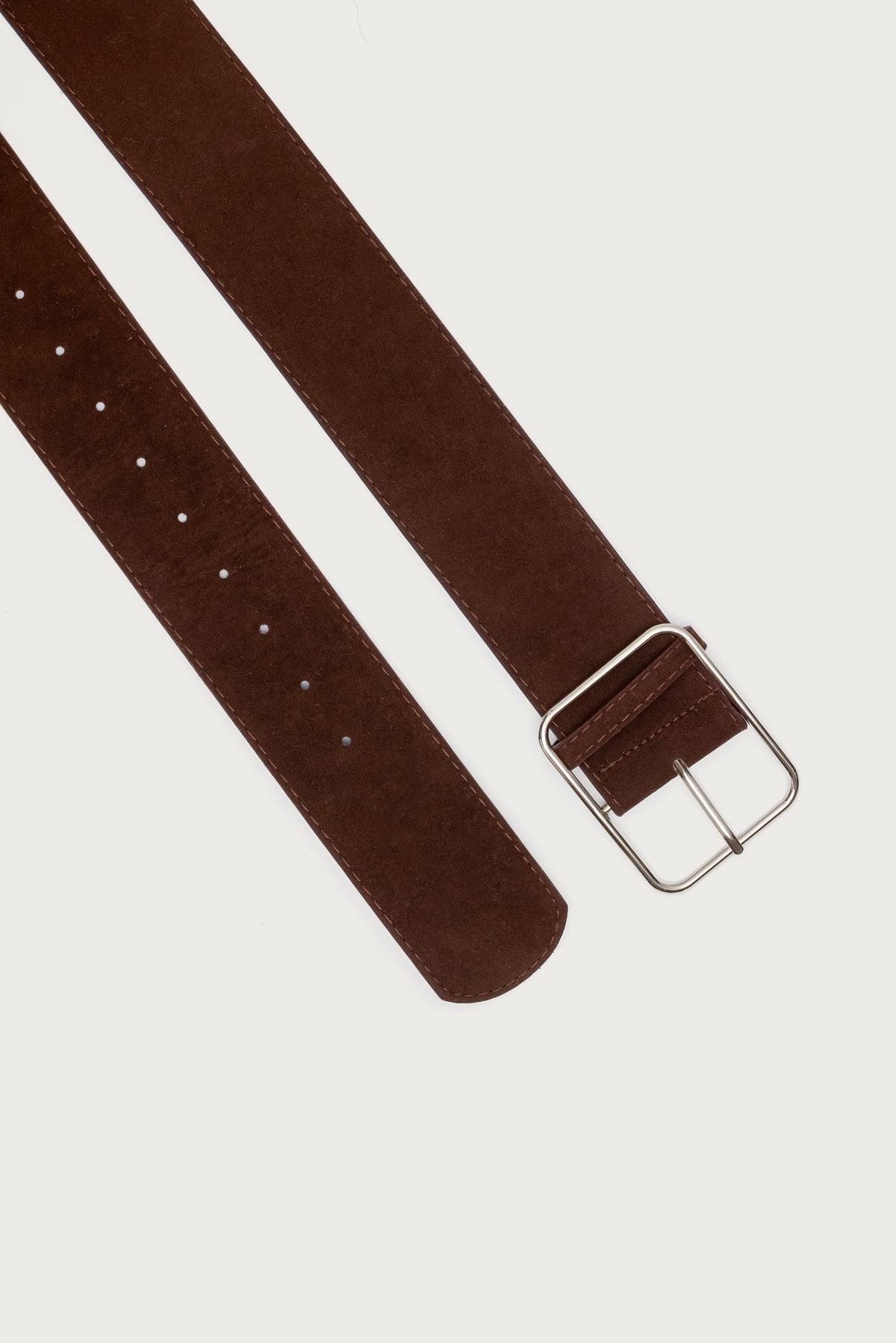 Chunky Faux Suede Belt Product Image