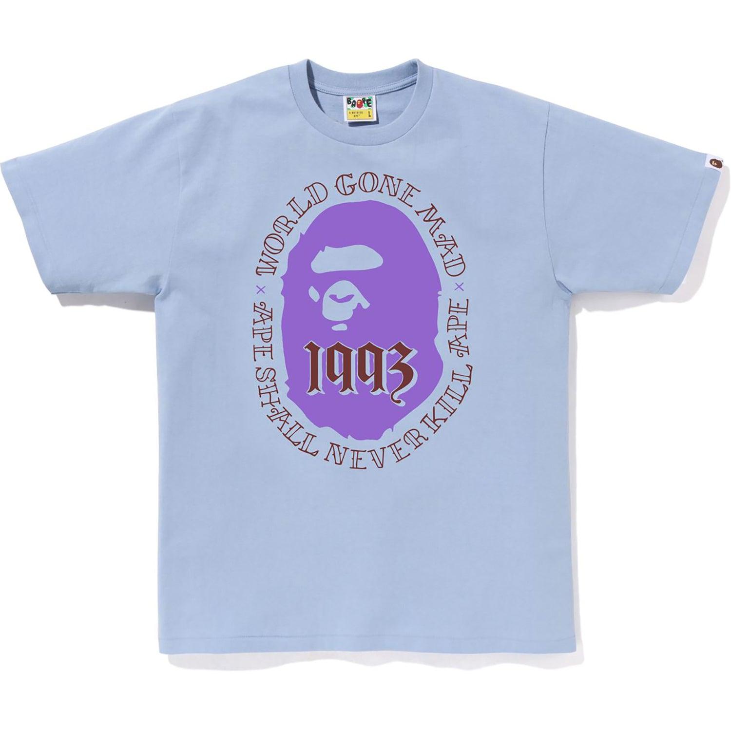 BAPE MENS COTTON APE HEAD 1993 T-SHIRT Male Product Image