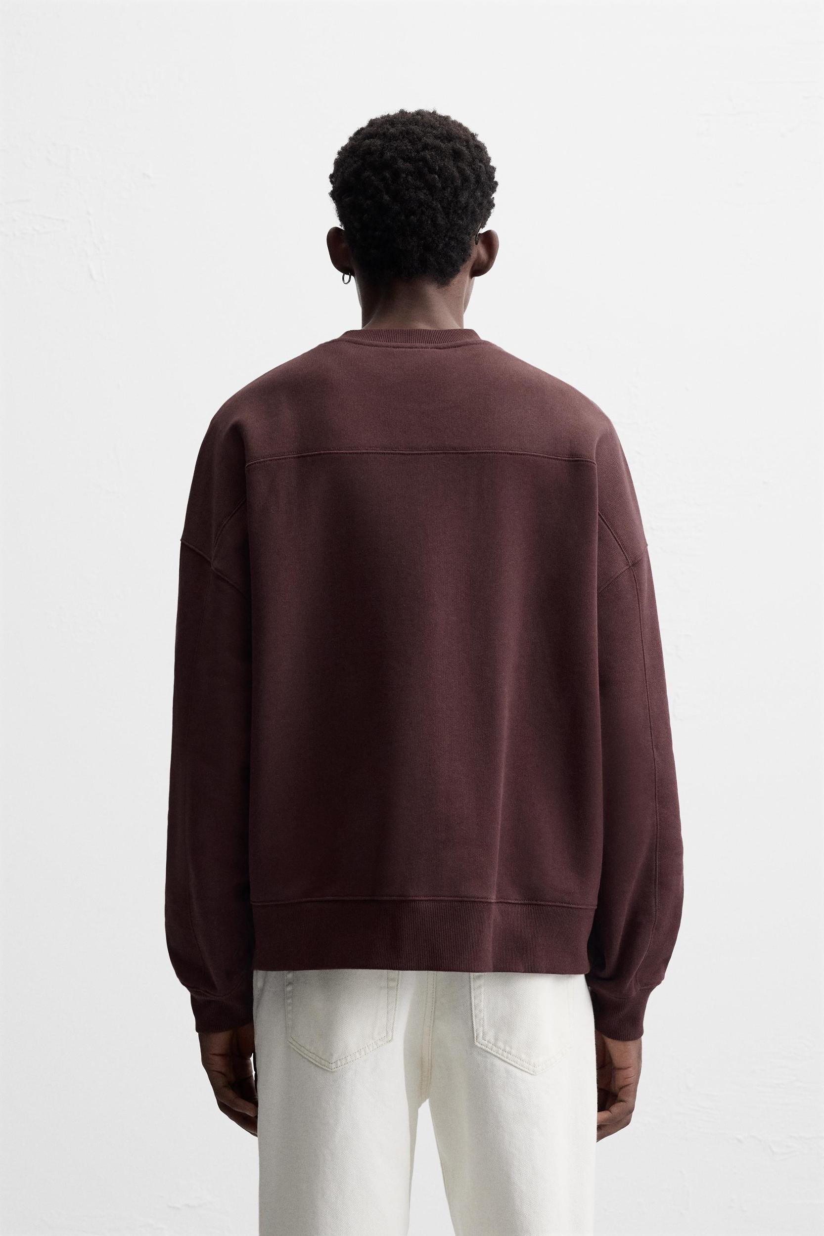 BOXY FIT CREW NECK SWEATSHIRT Product Image