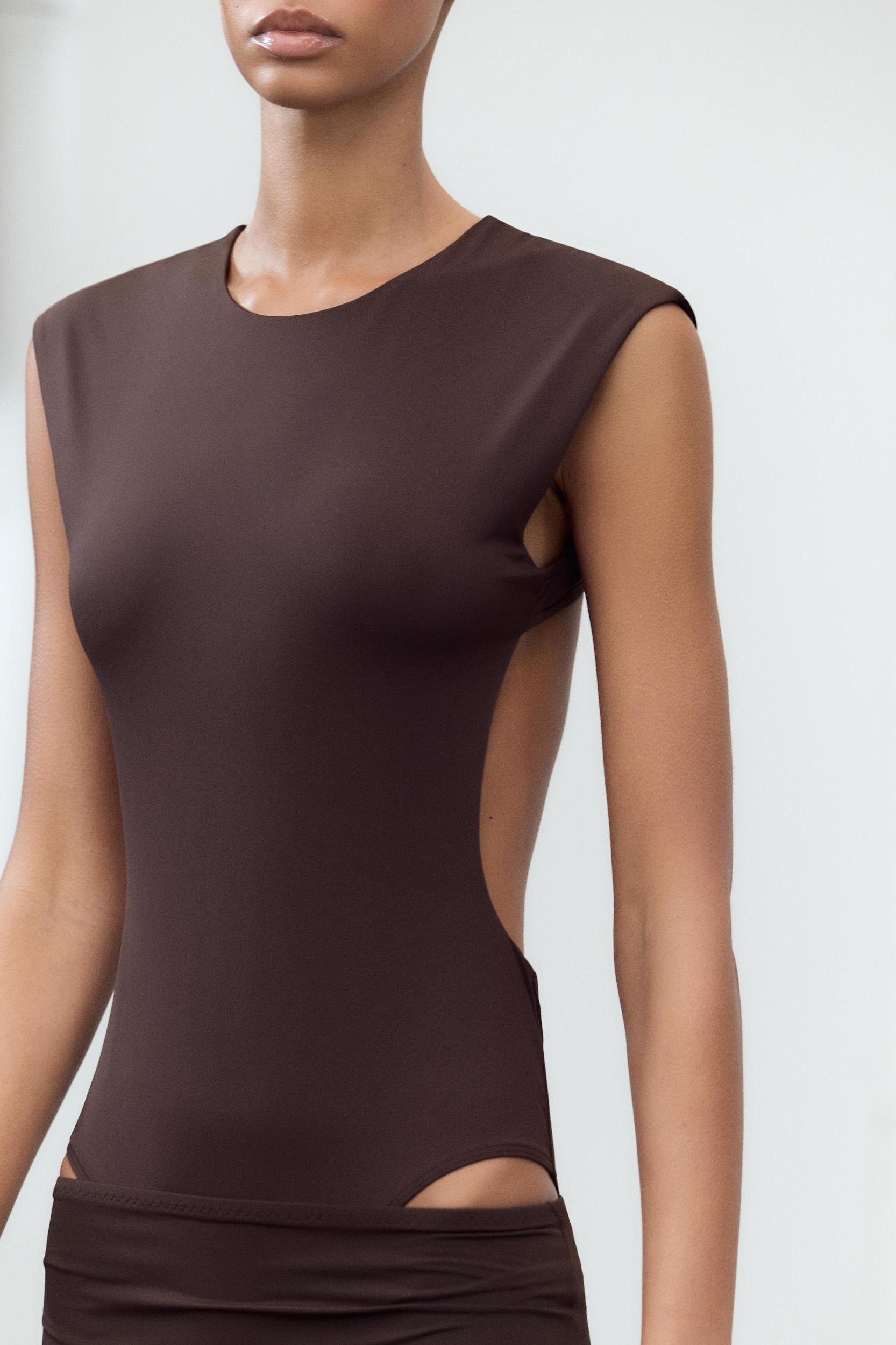 OPEN BACK POLYAMIDE BODYSUIT Product Image