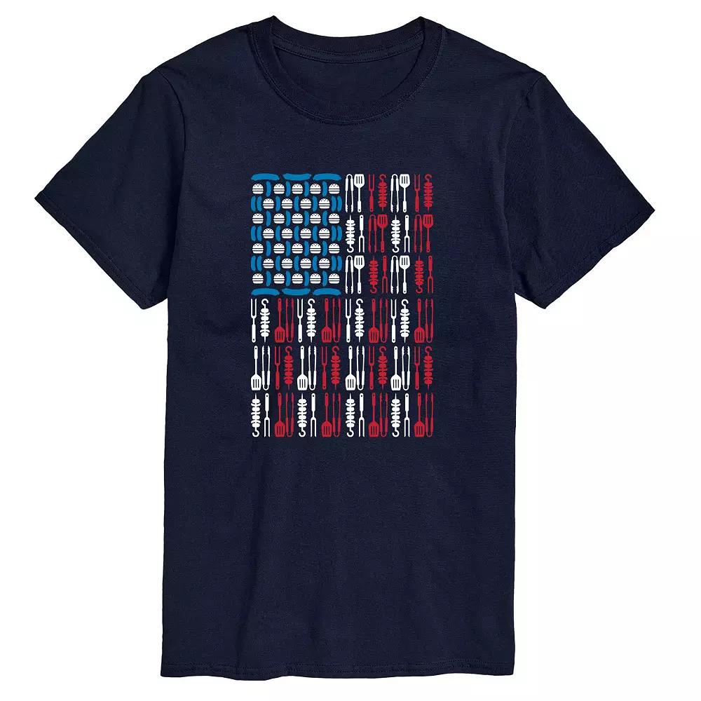 Men's Grill Tools USA Flag Tee,  Product Image