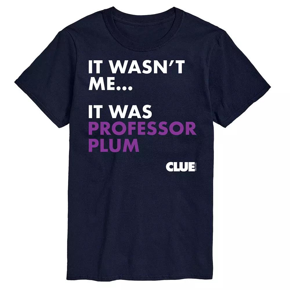 Men's Clue It Was Professor Plum Graphic Tee,  Product Image