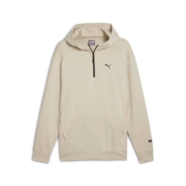 PUMA RAD/CAL Men's Hooded Half-Zip in Desert Dust, Size XS Product Image