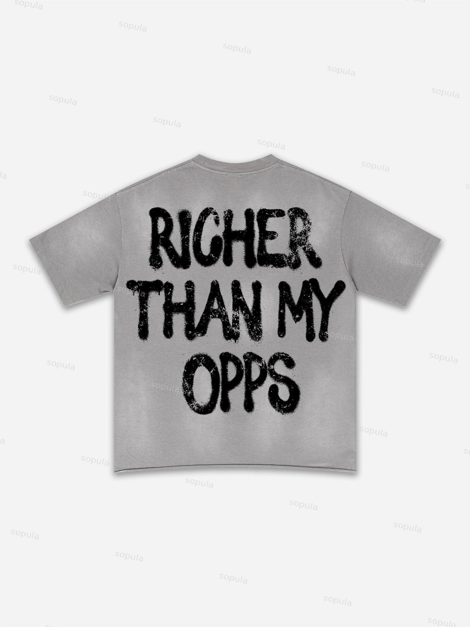 Street Goals Lip Braces Make Vintage Printed Graphic Washed T-shirt Product Image