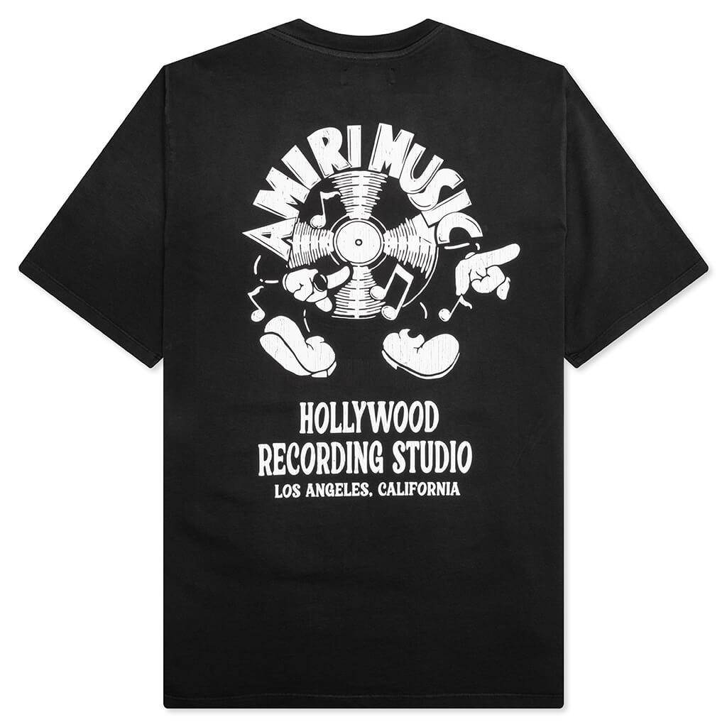 Amiri Music Record Tee - Black Male Product Image