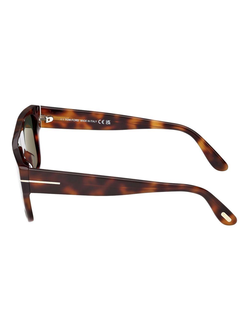 tortoiseshell square-frame sunglasses Product Image