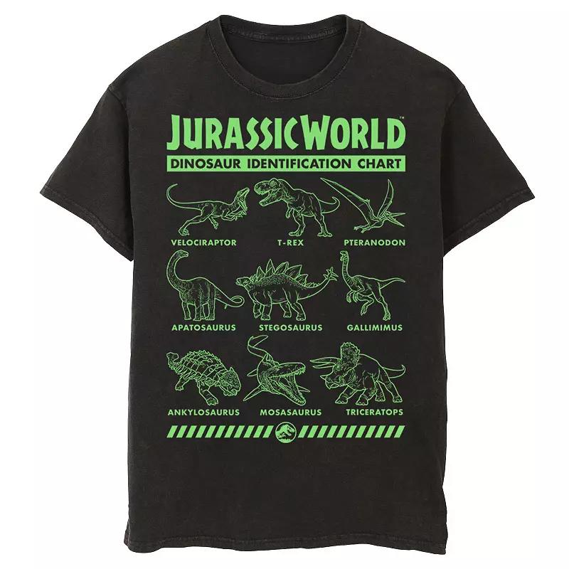 Men's Jurassic World Two Dino Gradient ID Chart Tee,  Product Image