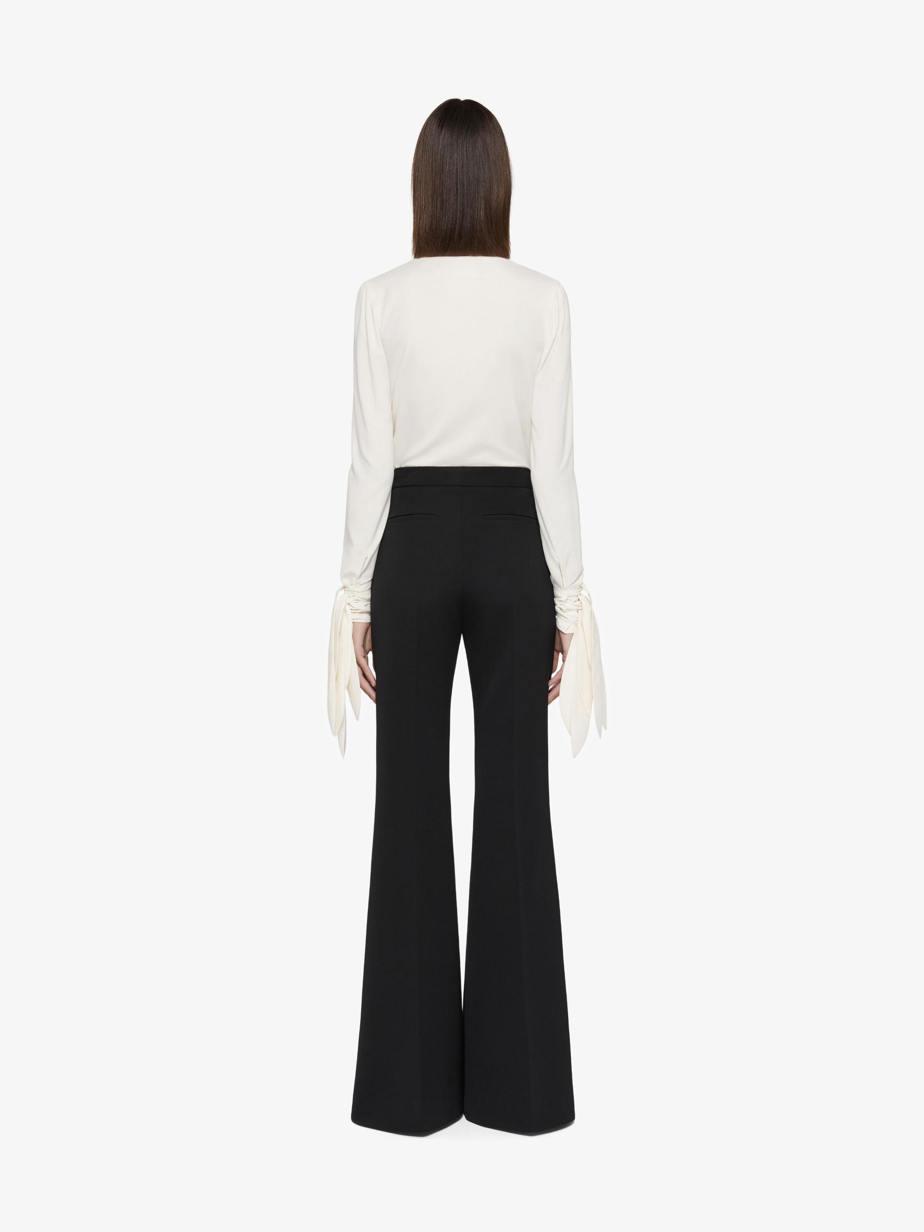 Flare tailored pants in wool Product Image