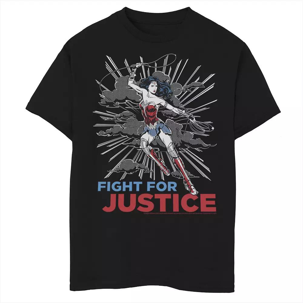 Boys 8-20 Wonder Woman Fight For Justice Poster Tee, Boy's,  Product Image