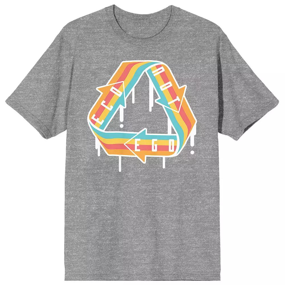 Men's Sunny Days Melting Rainbow Recycle Logo Tee,  Product Image