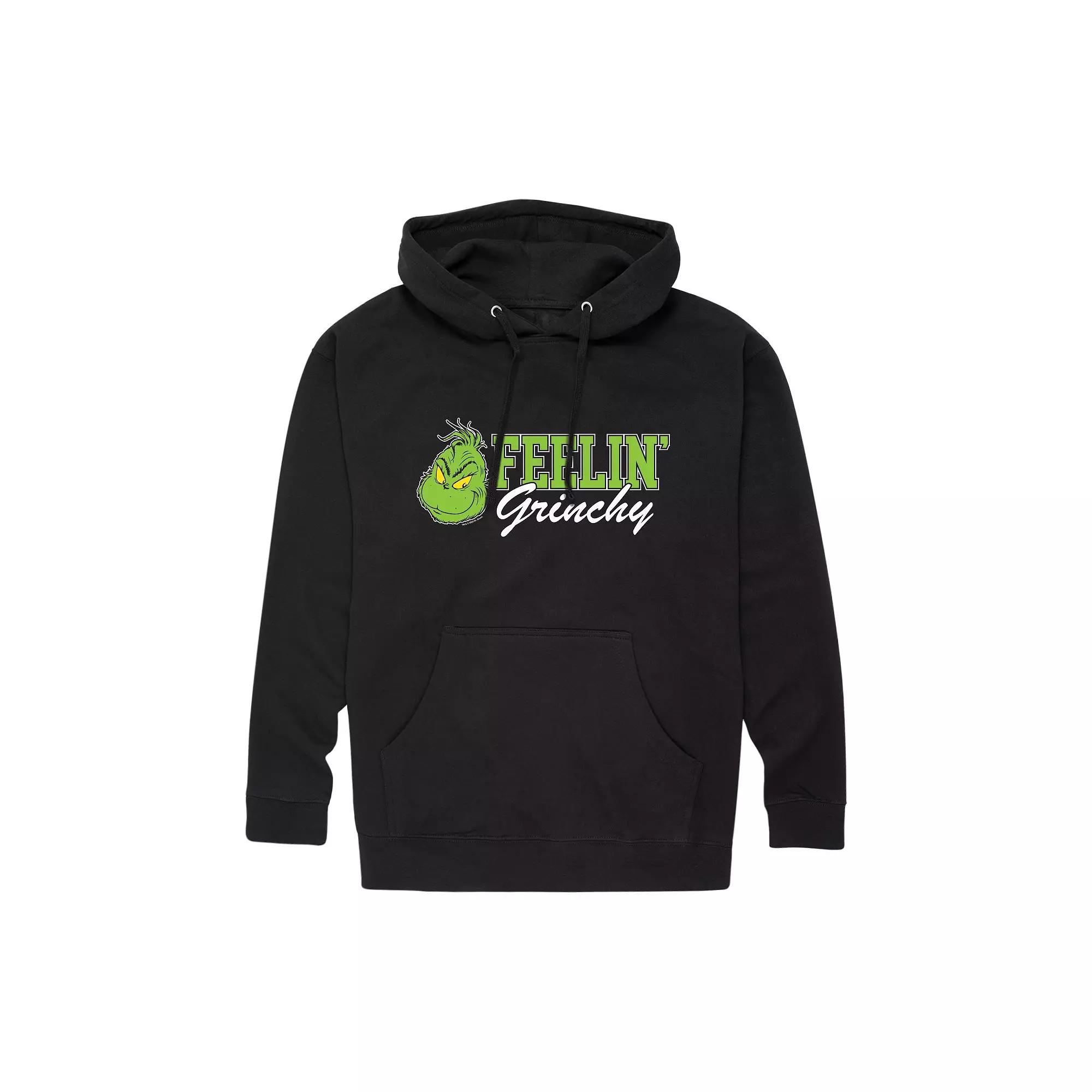 Men's Dr. Seuss Feelin' Grinchy Graphic Hoodie,  Product Image