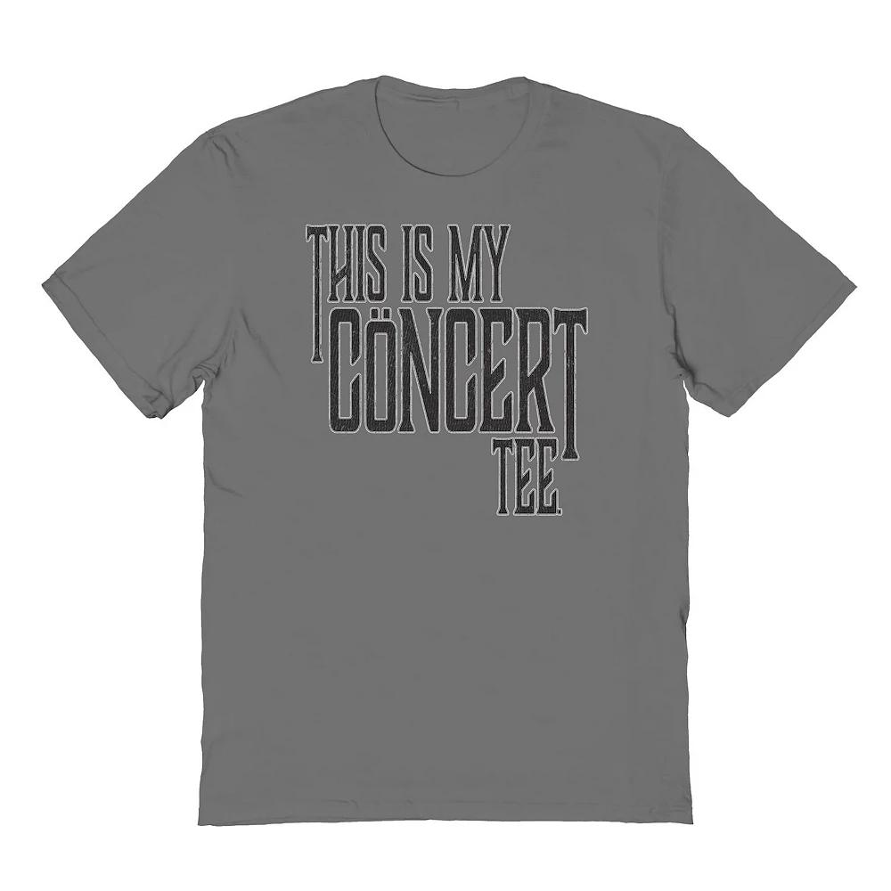 Men's COLAB89 by Threadless My Punk Concert Graphic Tee, Size: Small, Grey Product Image