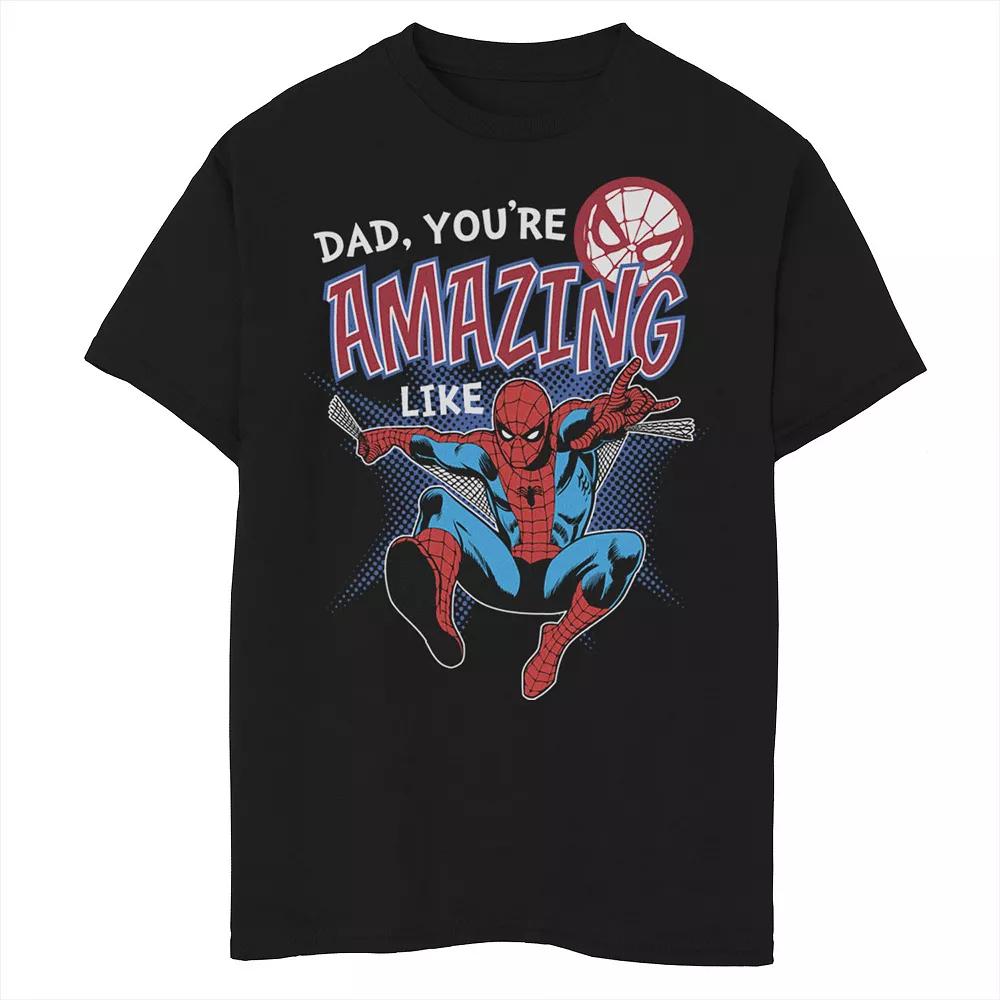 Boys 8-20 Marvel Spider-Man Amazing Dad Father's Day Graphic Tee, Boy's,  Product Image