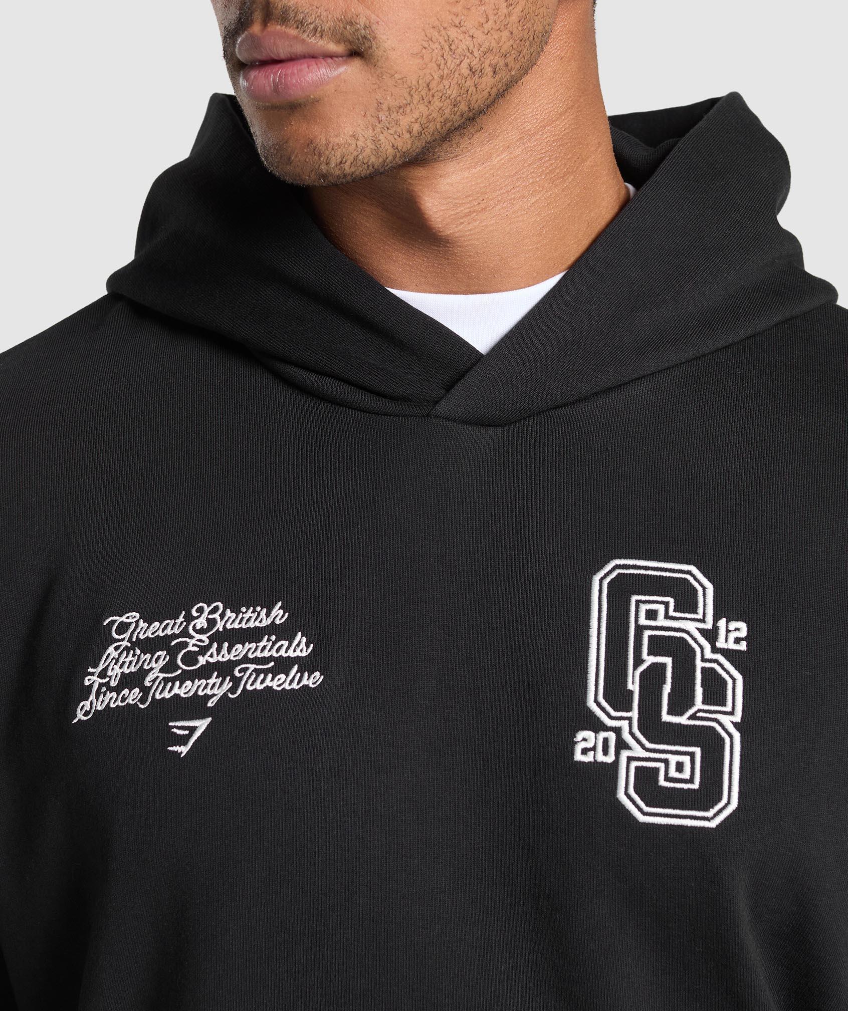 Gymshark Lifting Essentials Hoodie - Black Male Product Image