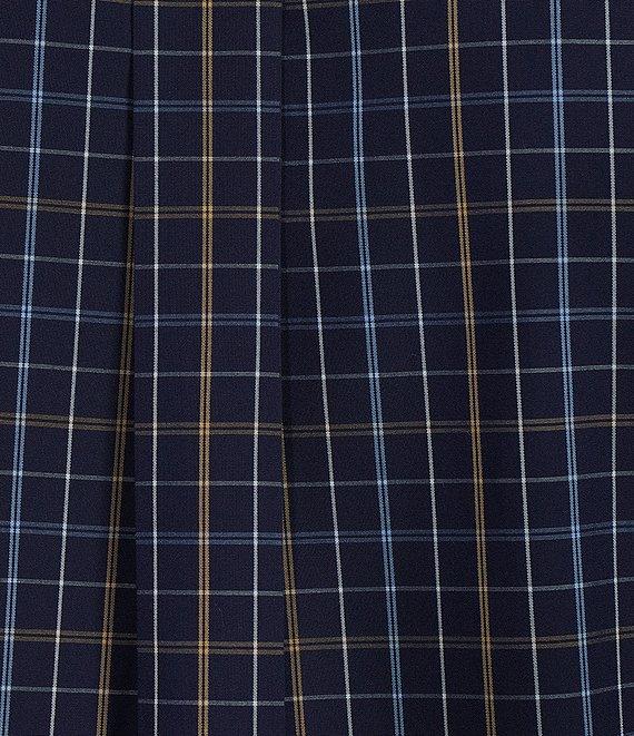 Gold Label Roundtree & Yorke Slim Fit Non-Iron Short Sleeve Medium Plaid Sport Shirt Product Image