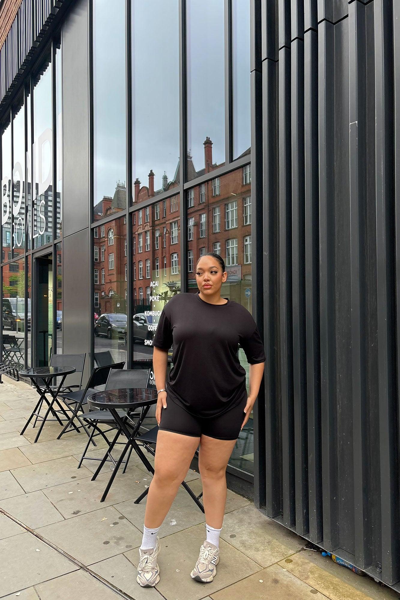 Weekend Vibes Short Set - Black Product Image