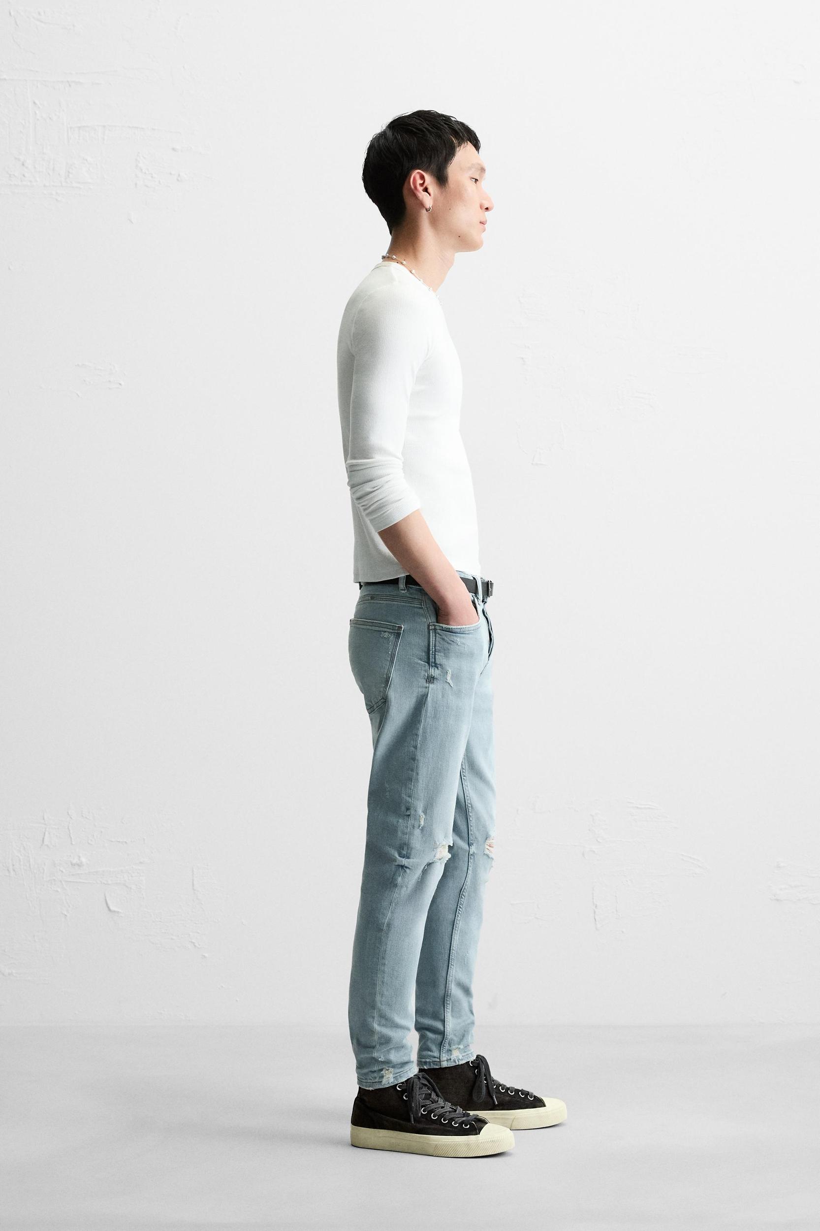 RIPPED SKINNY JEANS Product Image
