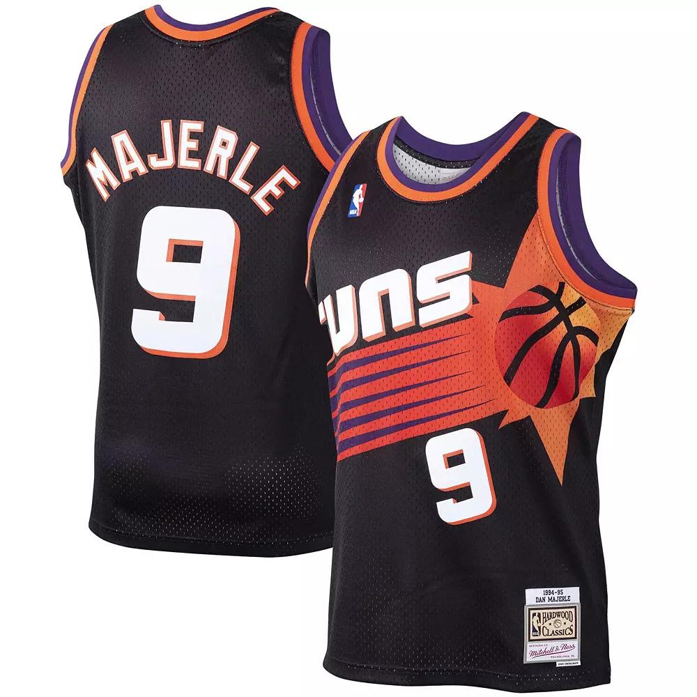 Men's Mitchell & Ness Dan Majerle Black Phoenix Suns Hardwood Classics Swingman Jersey, Size: Small, Phx Black Product Image
