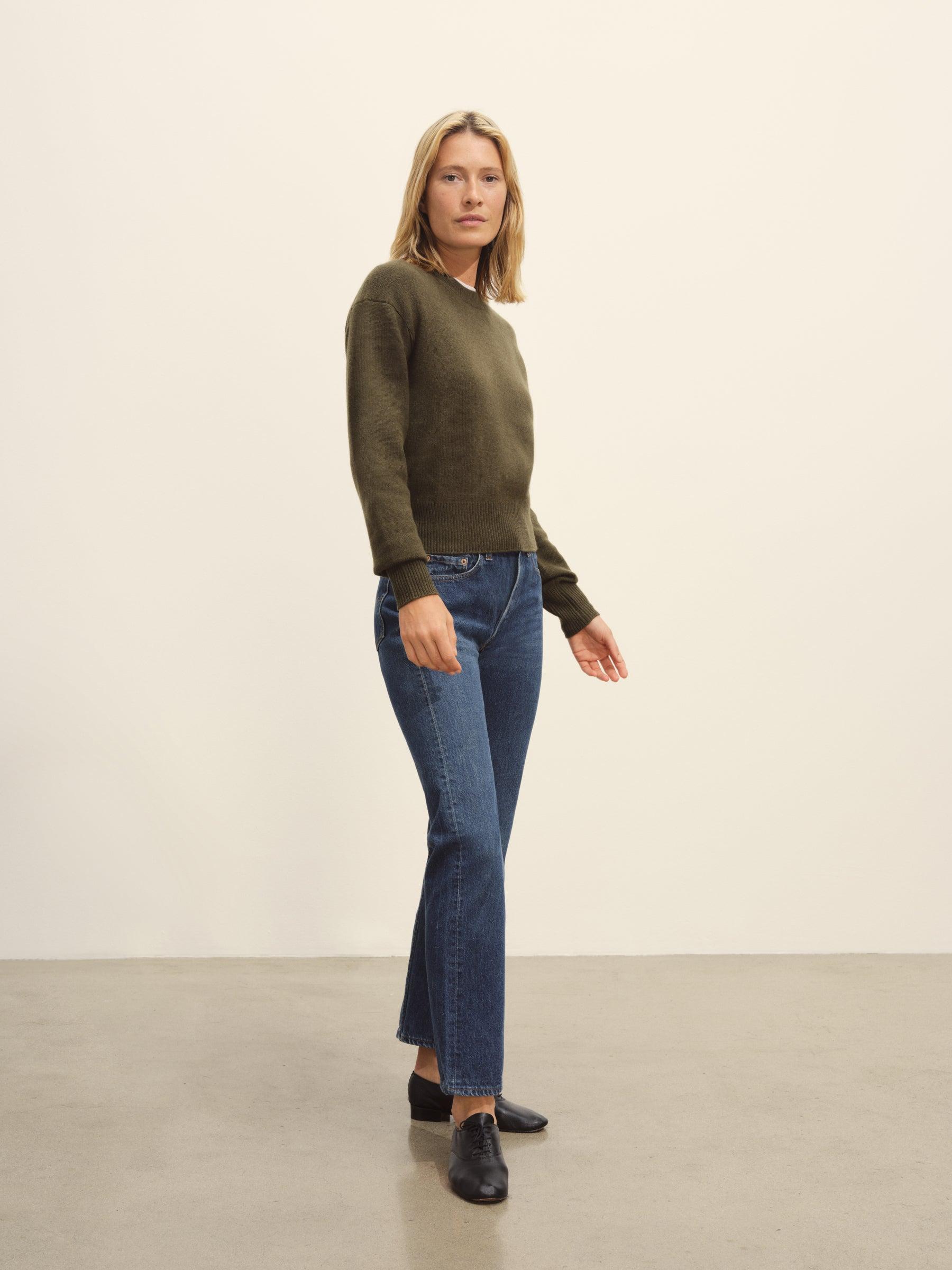 Coastal Fern Idyllwild Cashmere Crew Product Image