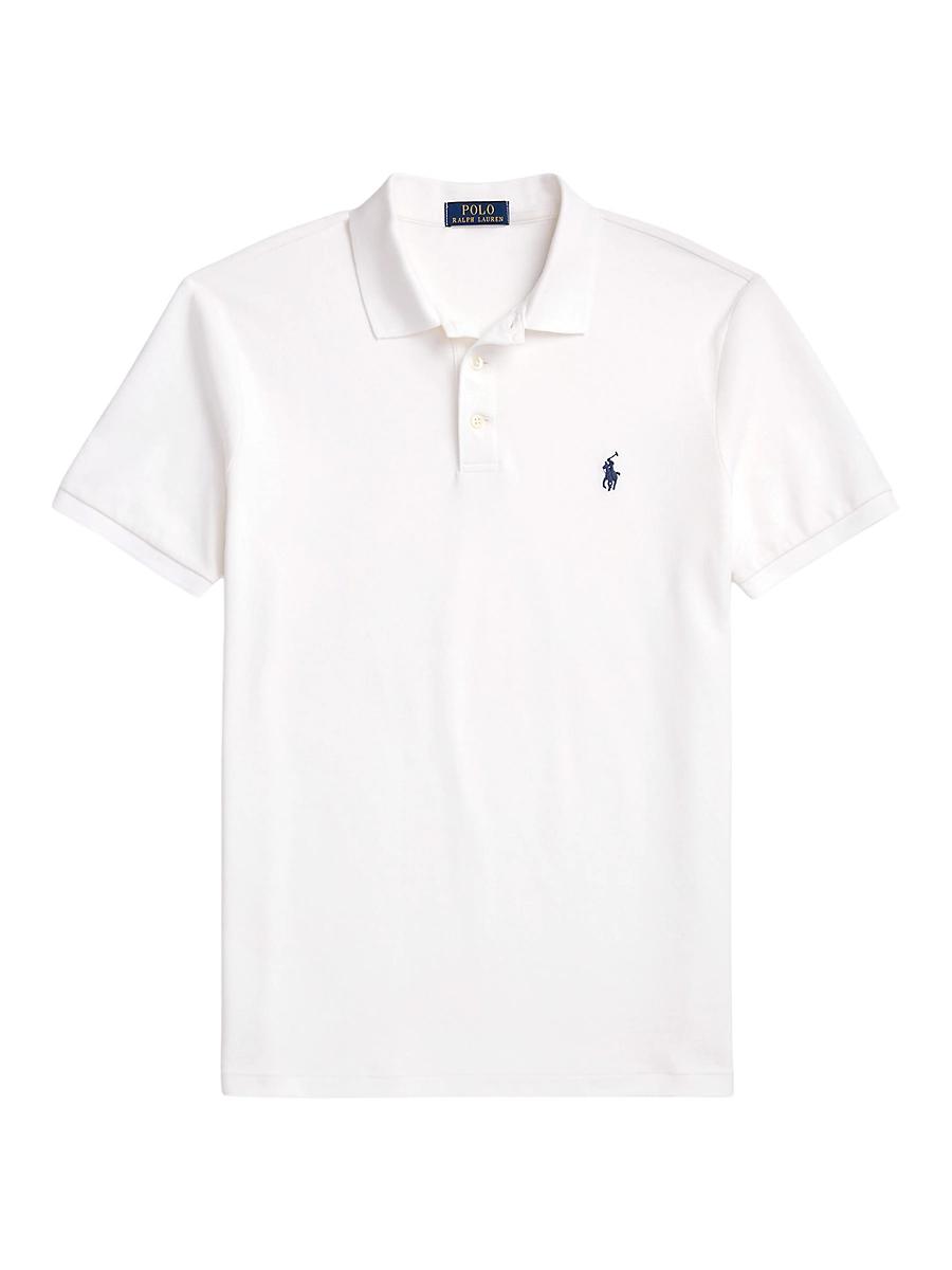 Mens Stretch Mesh Polo Shirt Product Image