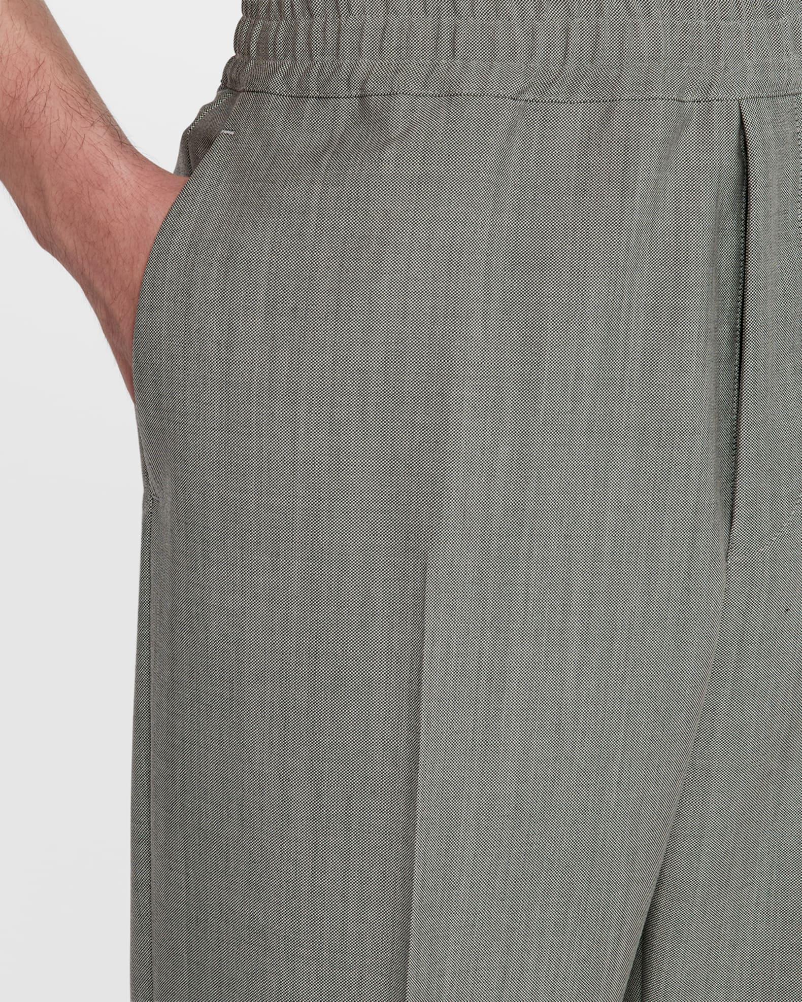 Men's Wool and Mohair Pull-On Trousers Product Image