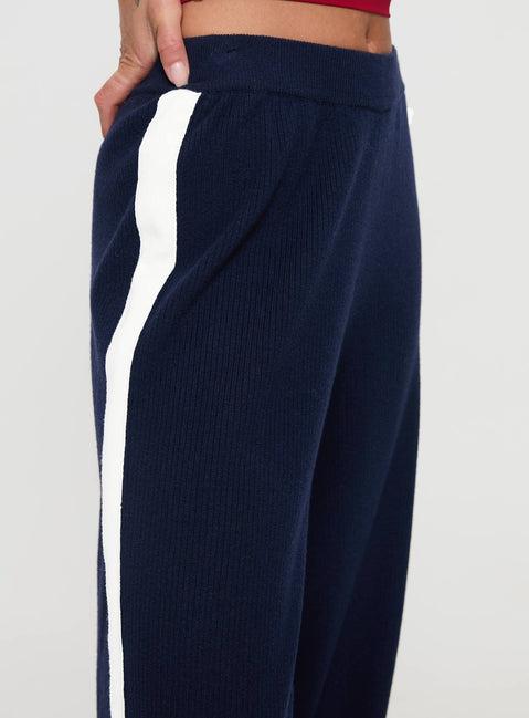 Albright Pants Navy / Milk Product Image