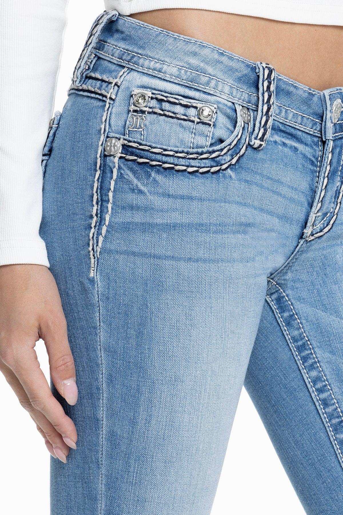 Cleo Stitched Bootcut Jeans Product Image