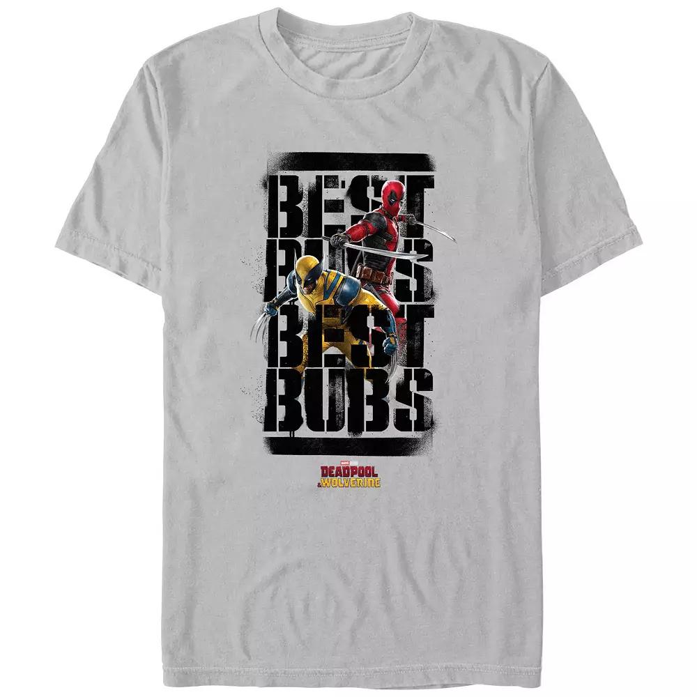 Men's Marvel Deadpool And Wolverine Best Bubs Poster Graphic Tee,  Product Image