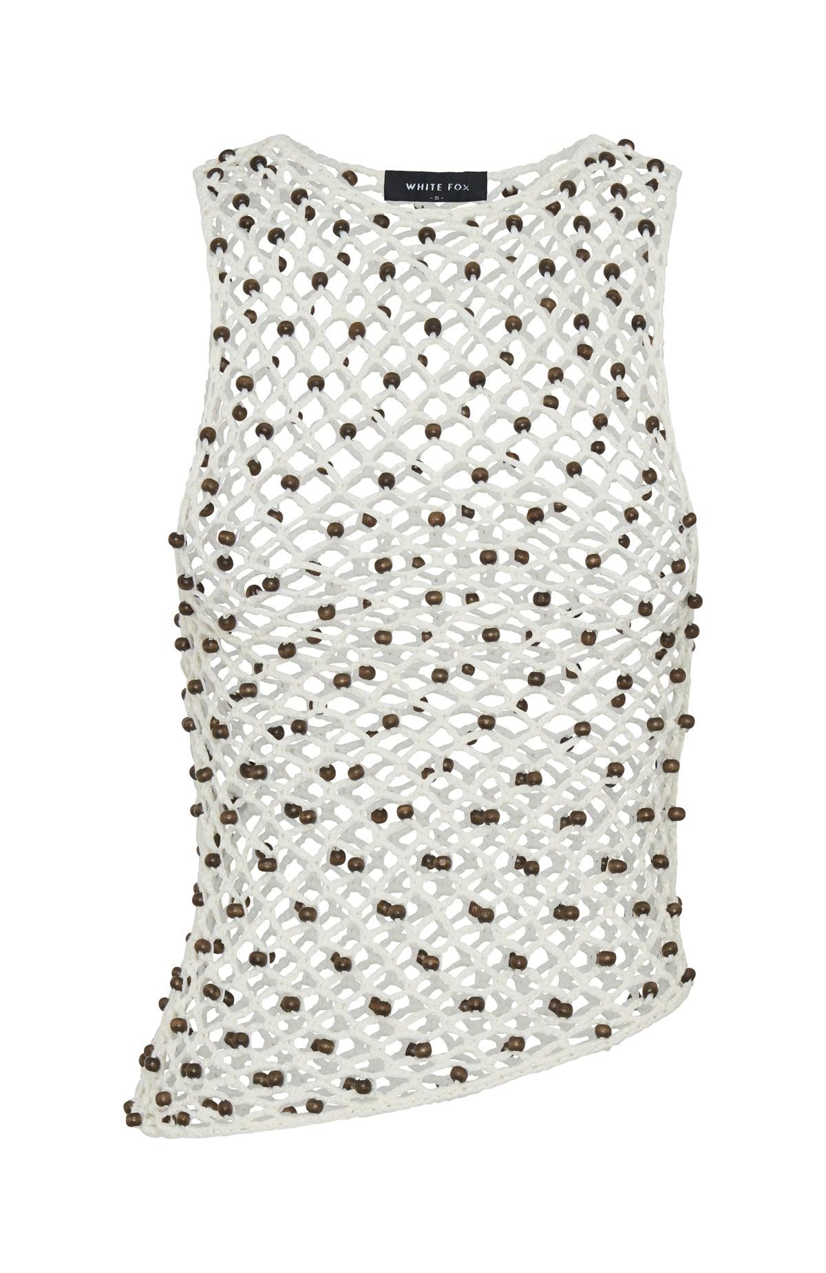 Rely On Me Crochet Top Off White Product Image