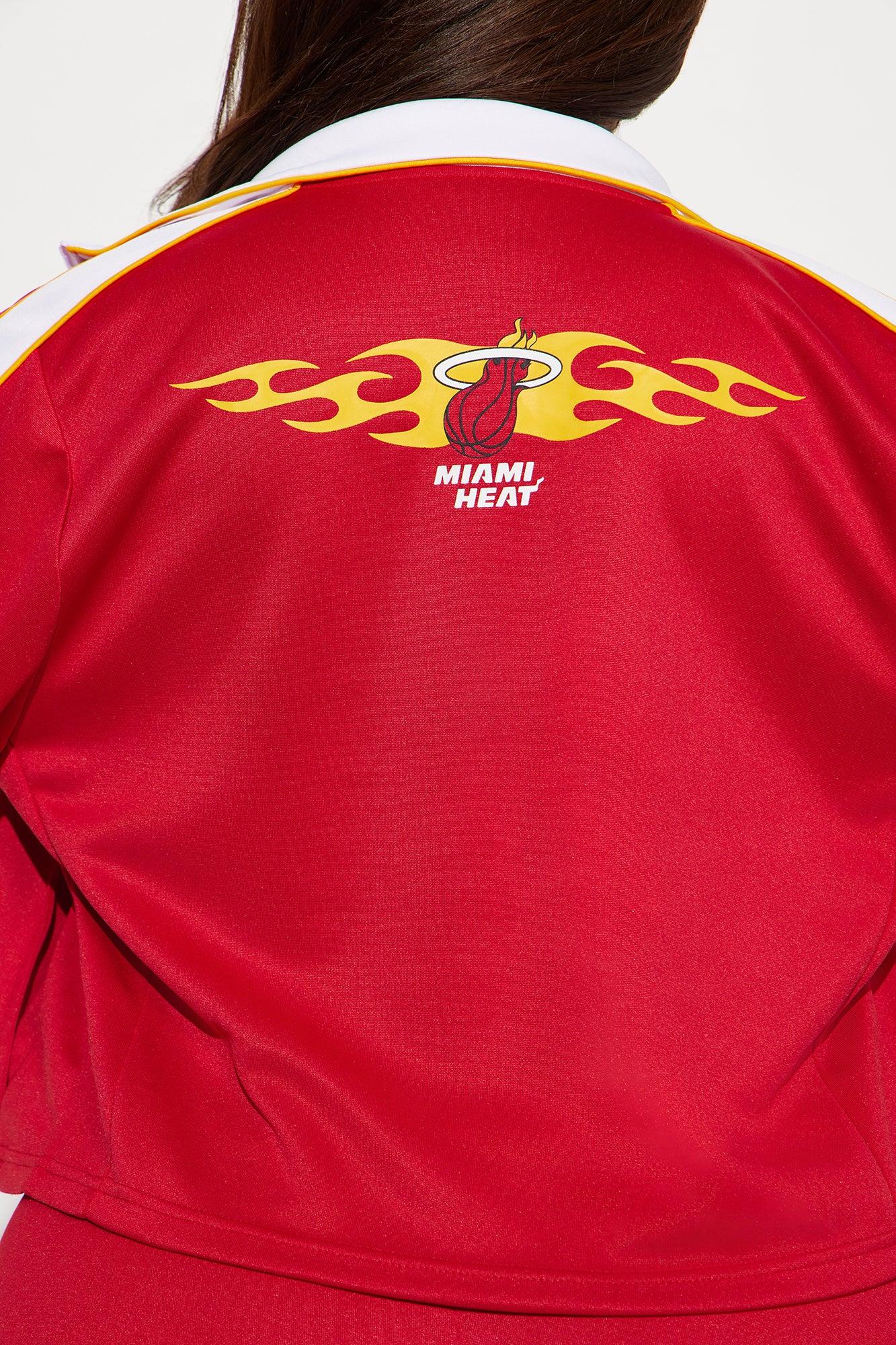 Miami Heat Halftime Track Jacket - Red Product Image
