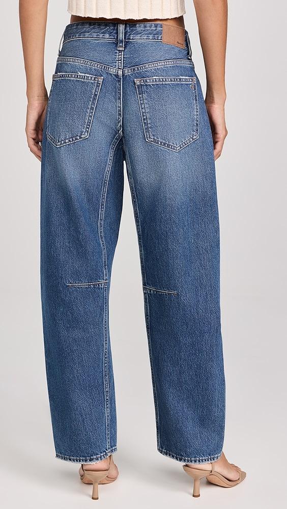 Madewell The Darted Barrel-Leg Jean | Shopbop Product Image