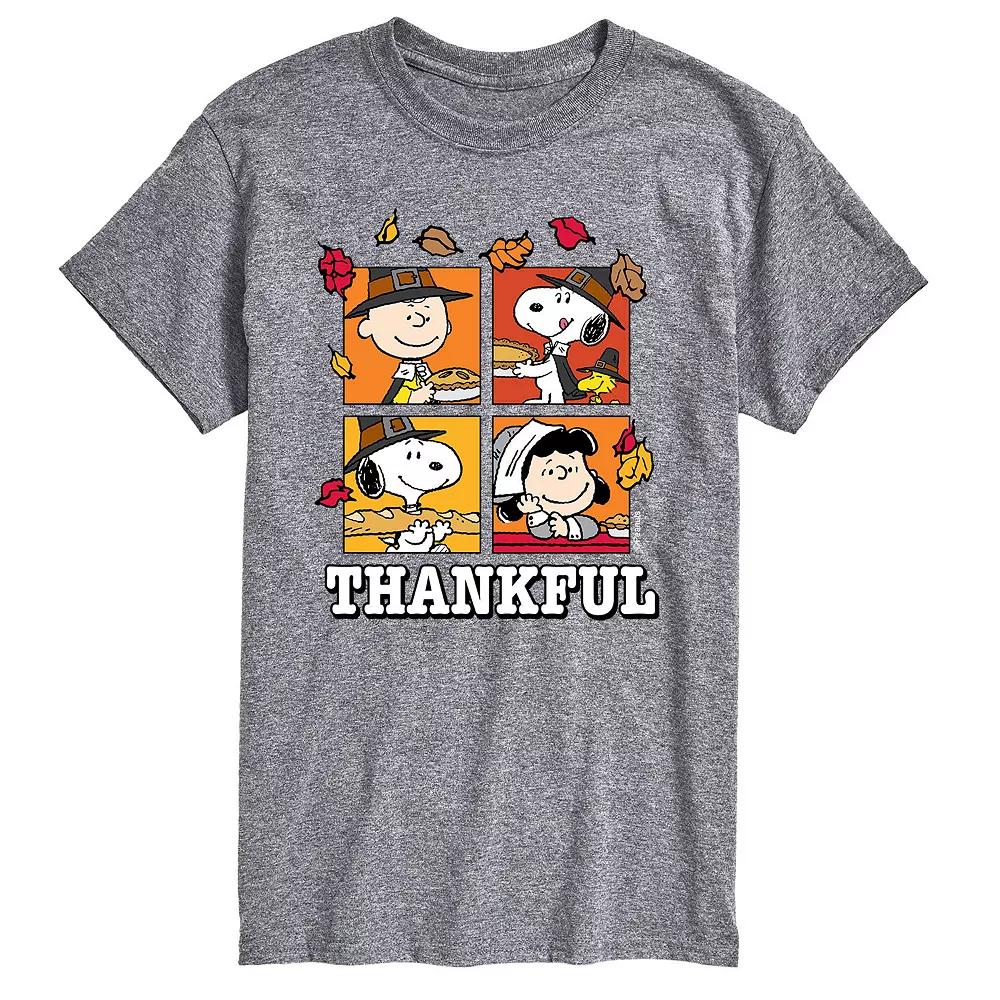Big & Tall Peanuts Thankful Tee, Men's,  Product Image