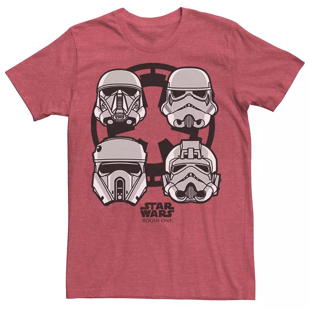 Men's Star Wars Rogue One Stormtrooper Helmet Empire Logo Tee,  Product Image