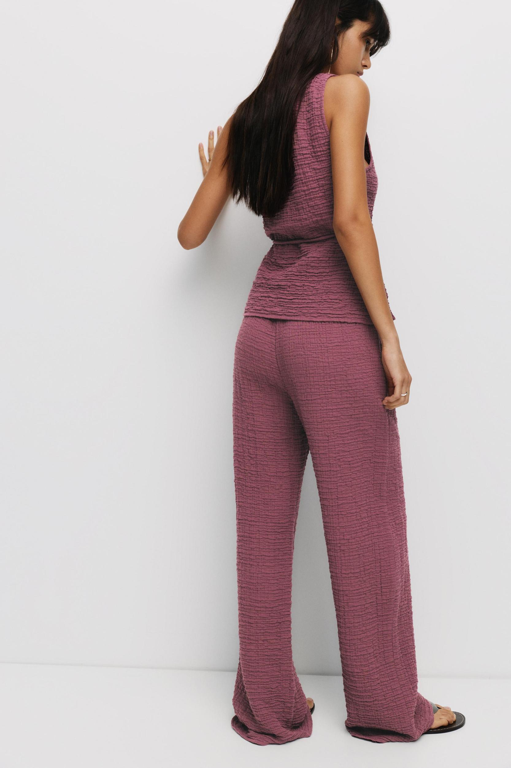 Creased-effect sweatpants Product Image