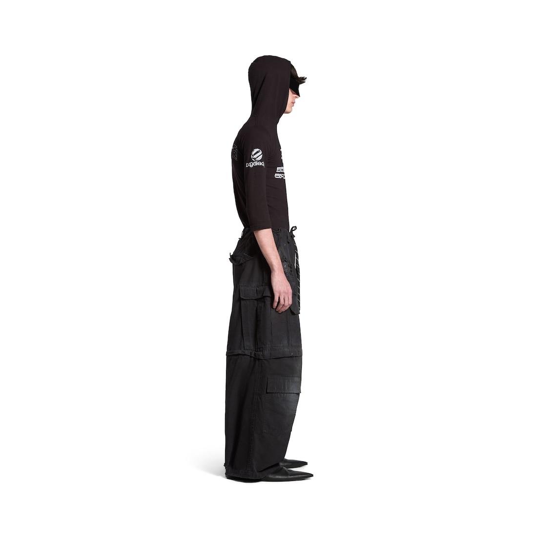 Balenciaga Large Cargo Pants in Black Product Image