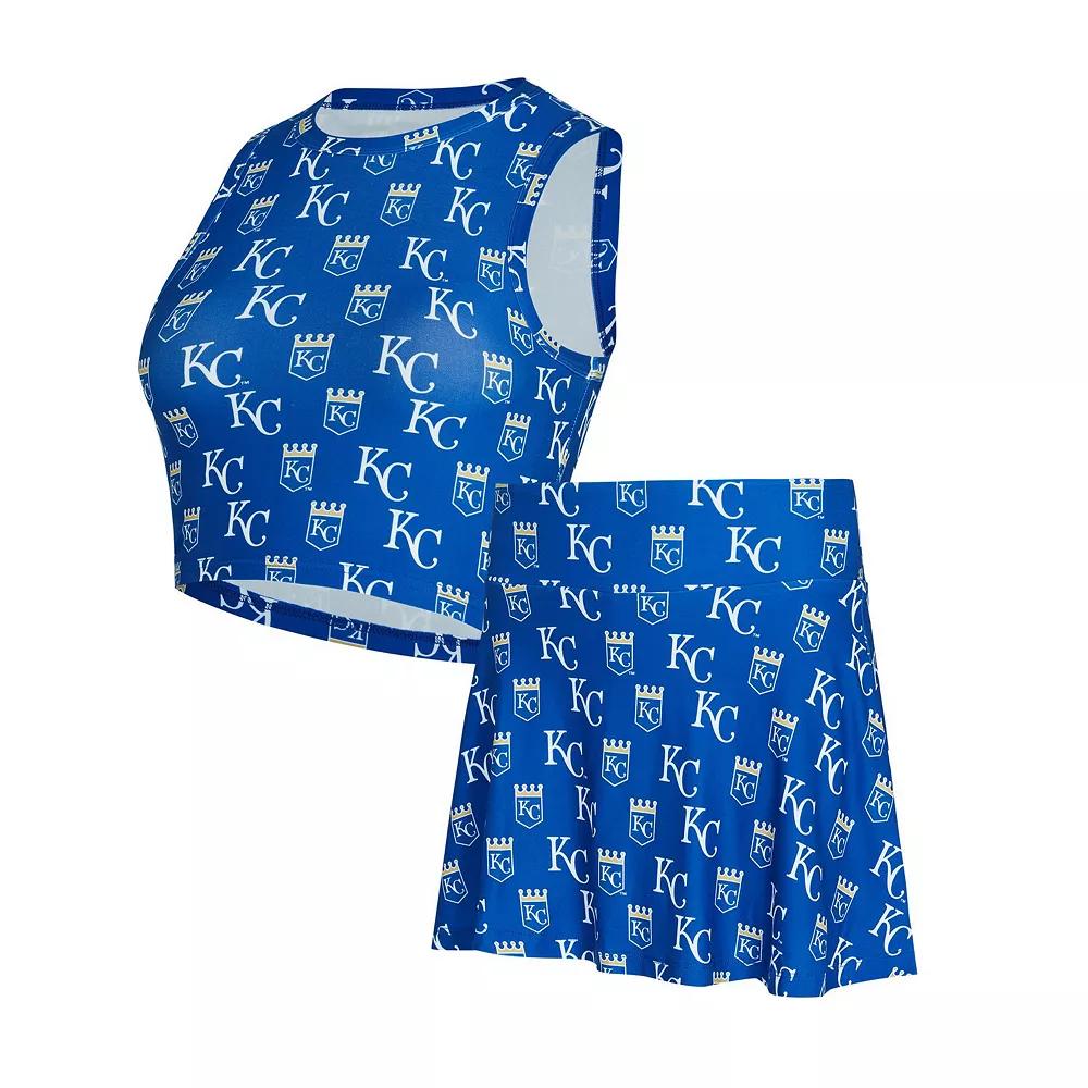 Women's Concepts Sport Royal Kansas City Royals Knit Tank Top & Skort Set,  Product Image