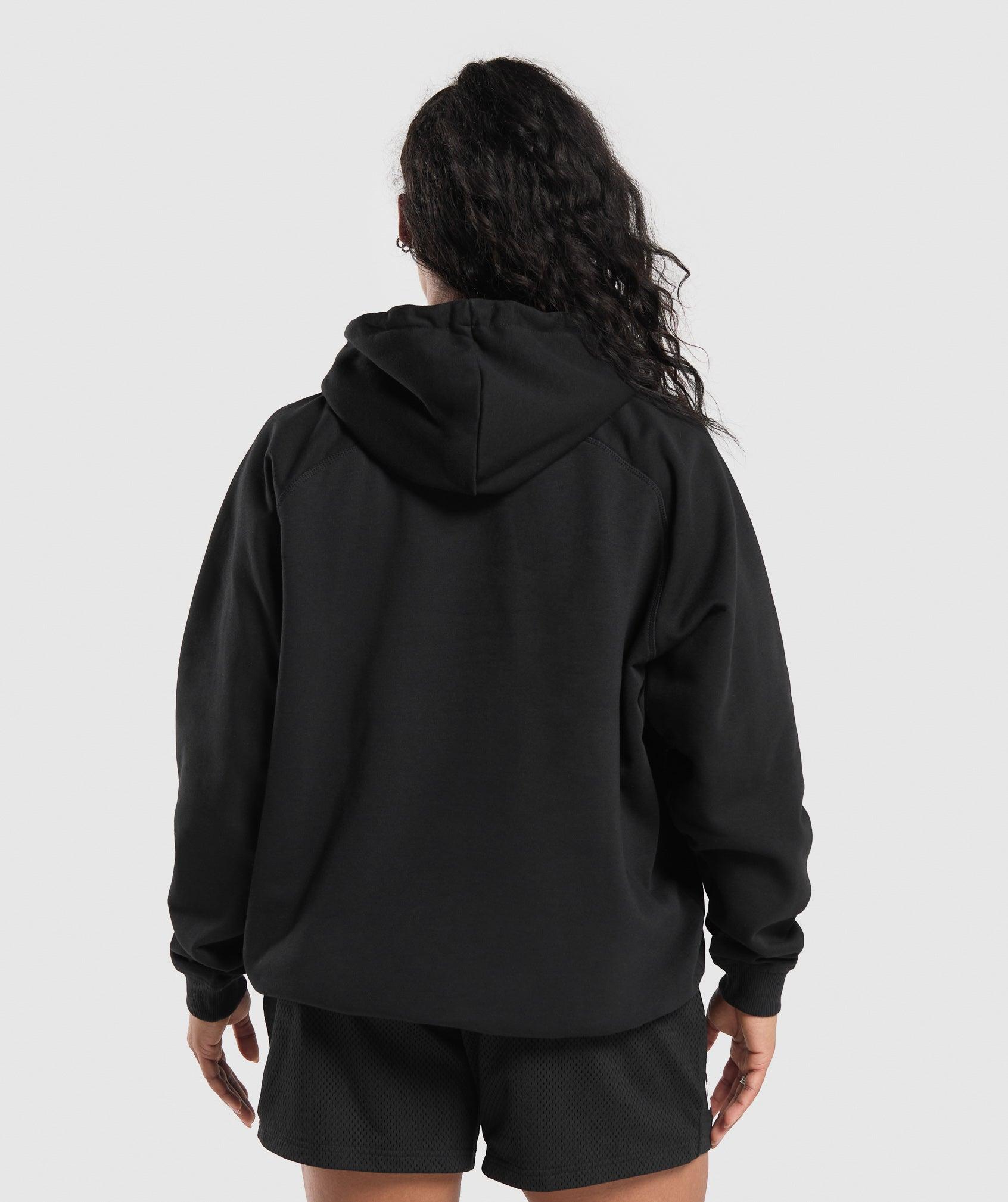 Gymshark Strength Department Oversized Hoodie - Black Female Product Image