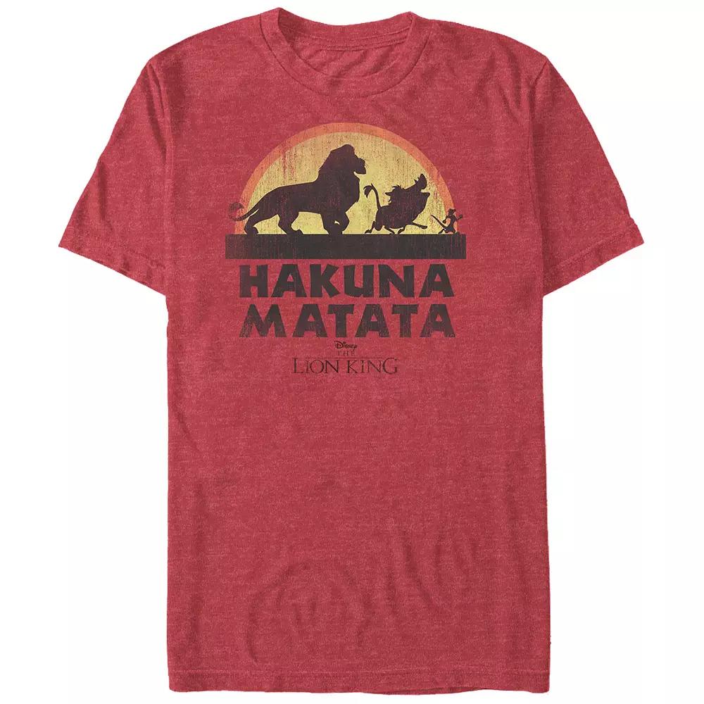 Disney's The Lion King Hakuna Matata Walk Big & Tall Graphic Tee, Men's,  Product Image