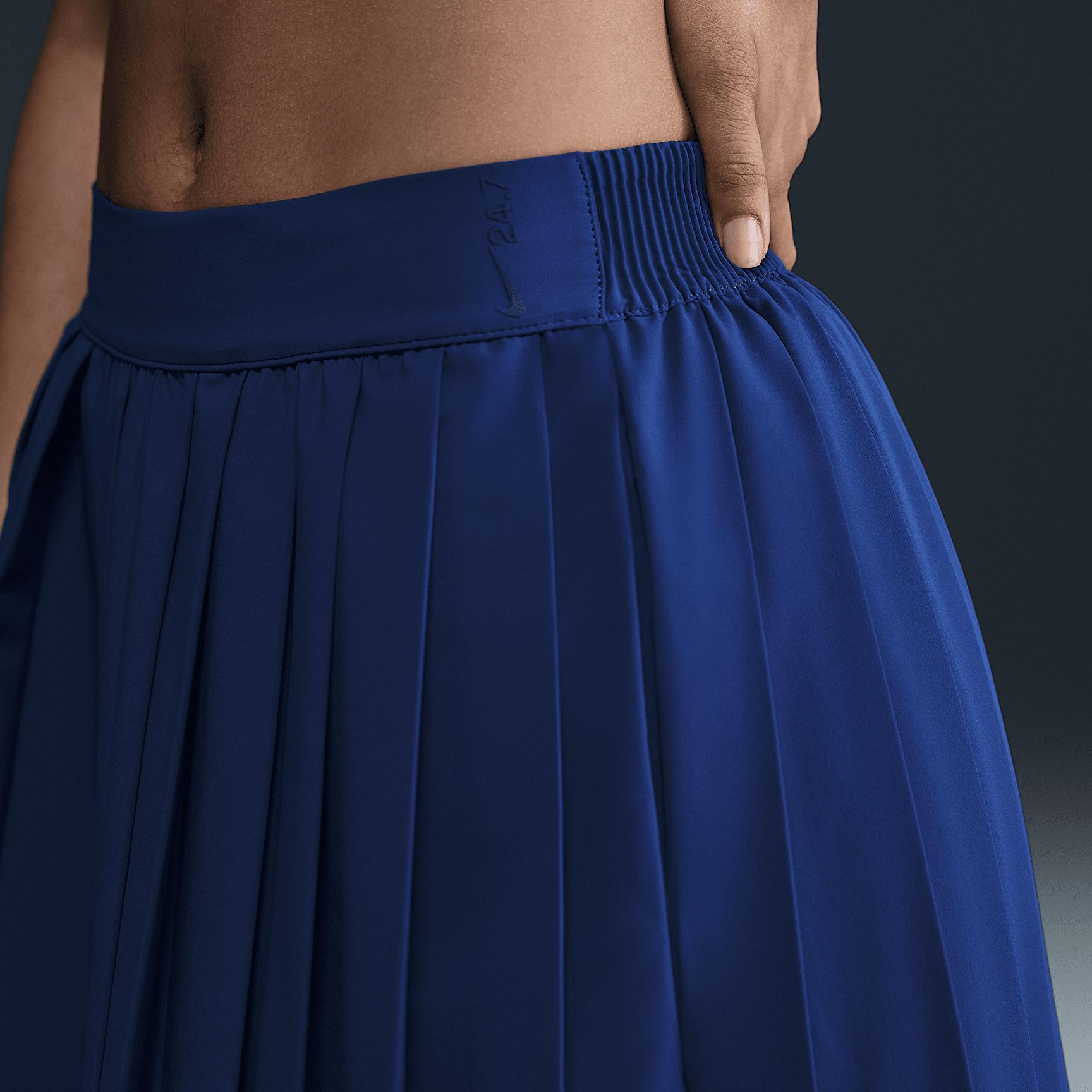 Nike Womens 24.7 PerfectStretch Dri-FIT Pleated Skirt | HQ8153-455 Product Image