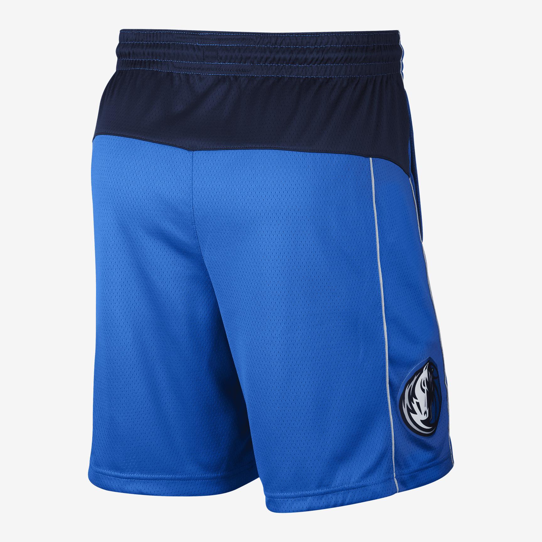 Dallas Mavericks Icon Edition Nike Mens NBA Swingman Shorts | AJ5599-480 Product Image