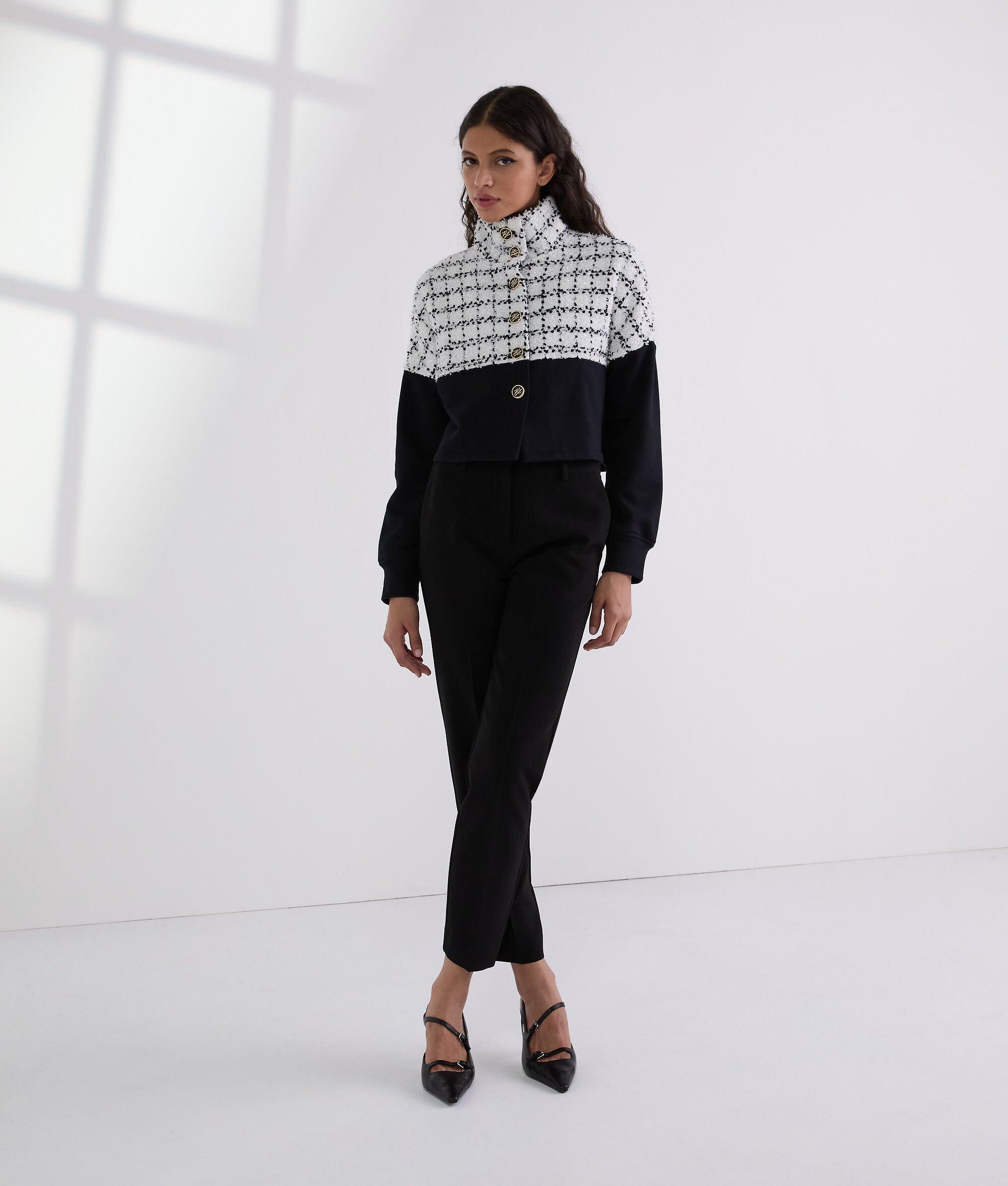 BOUCLÉ SWEAT JACKET Product Image